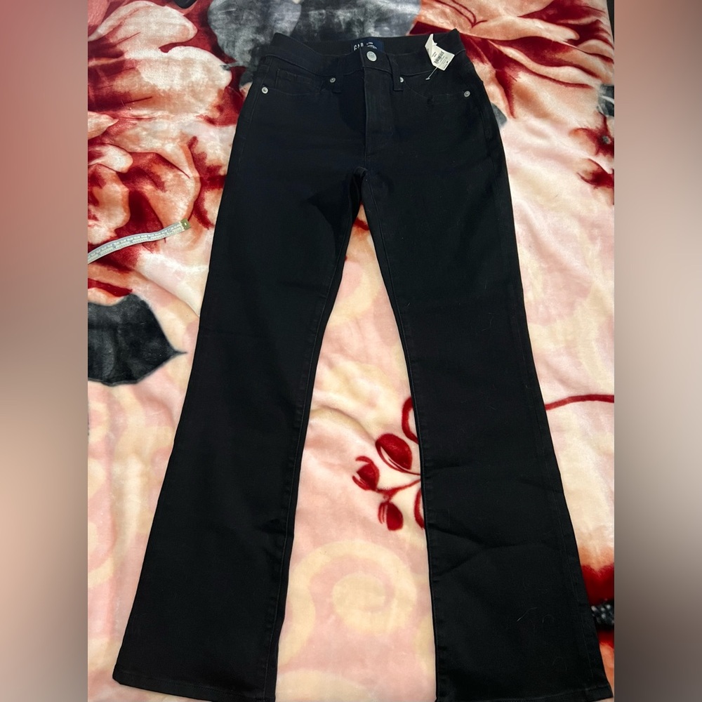 Gap, Mid Rise Baby Boot Jeans, Black